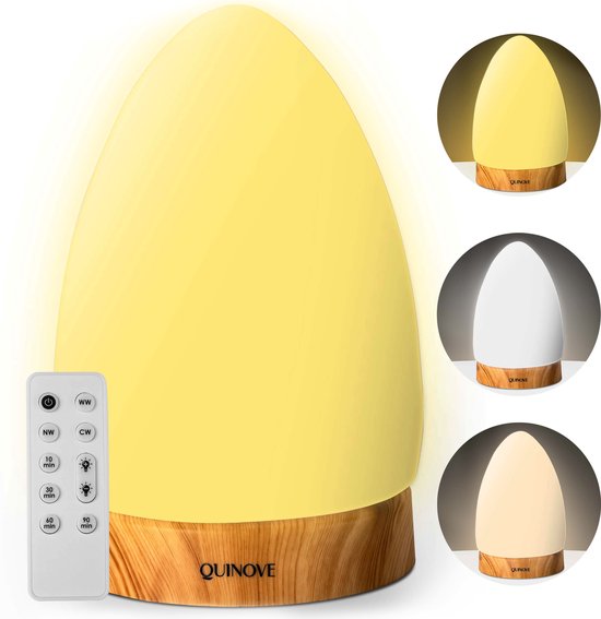 Quinove® - Daglichtlamp - Met Afstandsbediening - Lichttherapie lamp - Daylight Lamp - 360 Graden Verlicht - LED - USB Poort - Hobby Lamp - Bureaulamp - Zonlicht