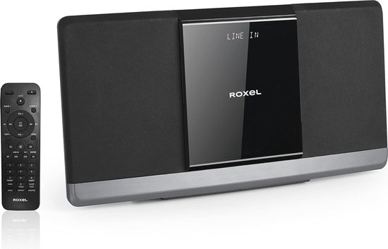 Micro HiFi Systeem met CD-speler, DAB/DAB+/FM-radio en Bluetooth - Compact en Stijlvol Design