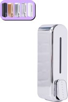 K&G® Shampoo Dispenser - Zeepdispenser - Soap Dispenser - Zeeppompje - 350 ml - Wandmontage - Chrome - 1 Reservoir