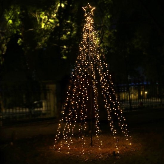 Kerstboom -XL outdoor led kerstboom-kunstkerstboom 250cm-500 ledlampjes-Warm-wit licht