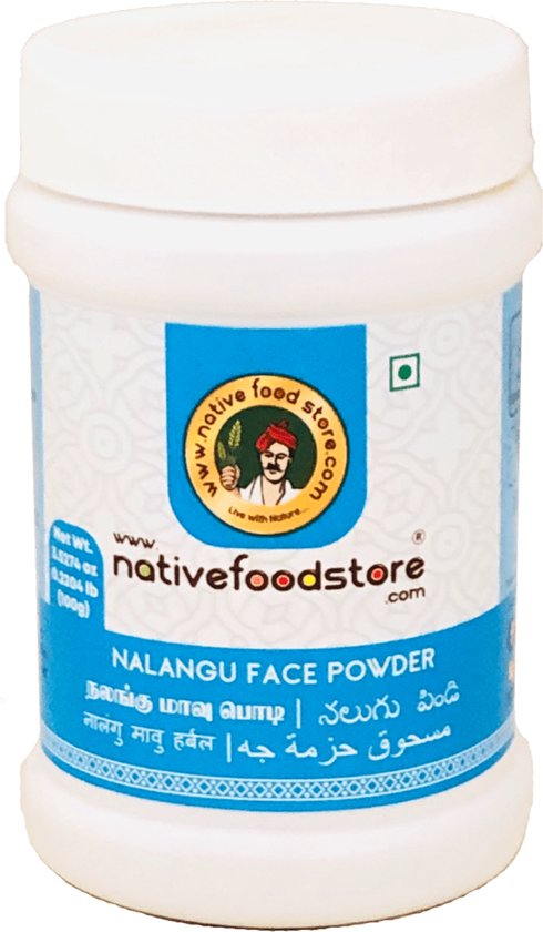 Foto: Native food nalangu gezichtspoeder 2x 100 g