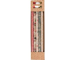 Set kerst inpakpapier