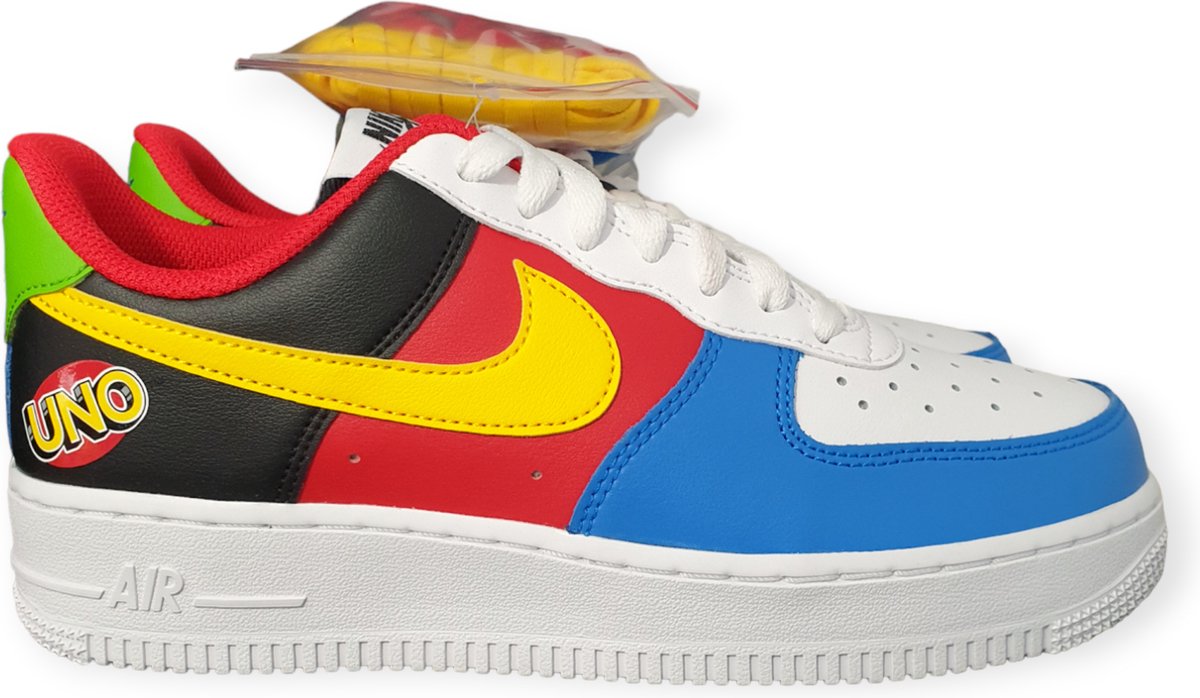 Nike Nike Air Force 1 ’07 QS ‘UNO Sneakers Unisex Zwart