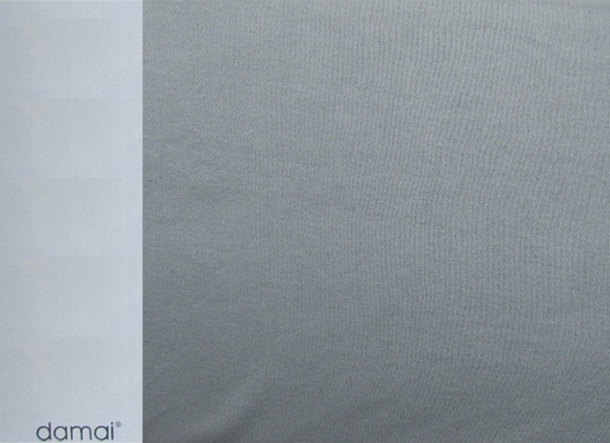 Damai Double Jersey Hoeslaken - Ledikant - 60x120 cm - Grey