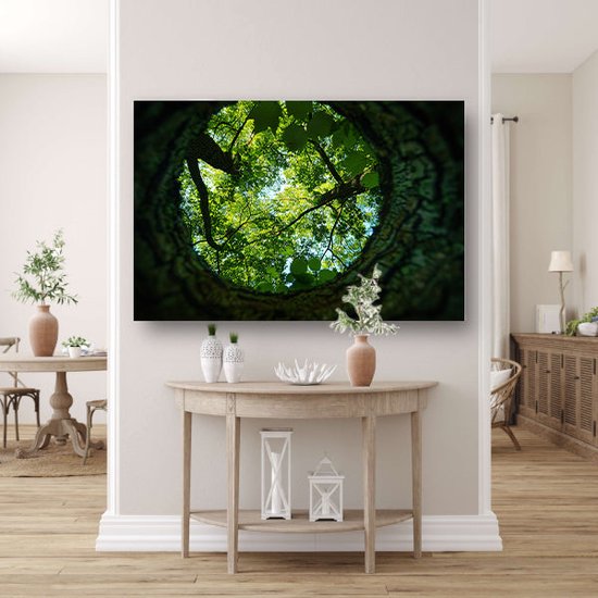 Tableaux transparents - Tableaux Arbres - Tableau sur toile Nature - Décoration murale classique - Tableaux sur toile - Décoration murale toile 90x60 cm