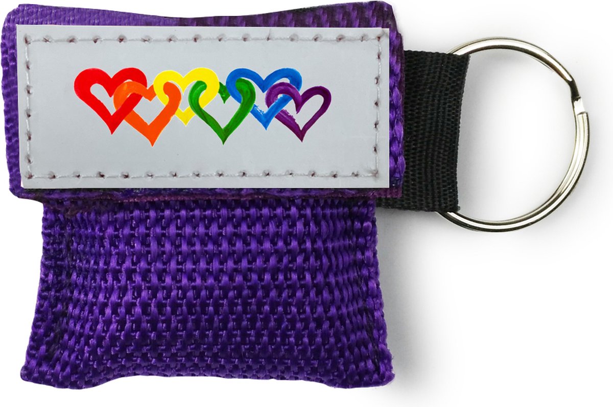 Goedkoopste Kiss of Life - Beademingsmasker - Rainbow Love - Paars
