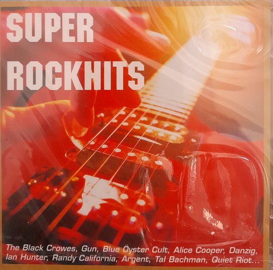 Super Rockhits - Finest Music In Gold- Dubbel Cd - Black Crowes, Alice Cooper, Stevie Ray Vaughan, Johnny Winter, Ram Jam, ELO, Kansas