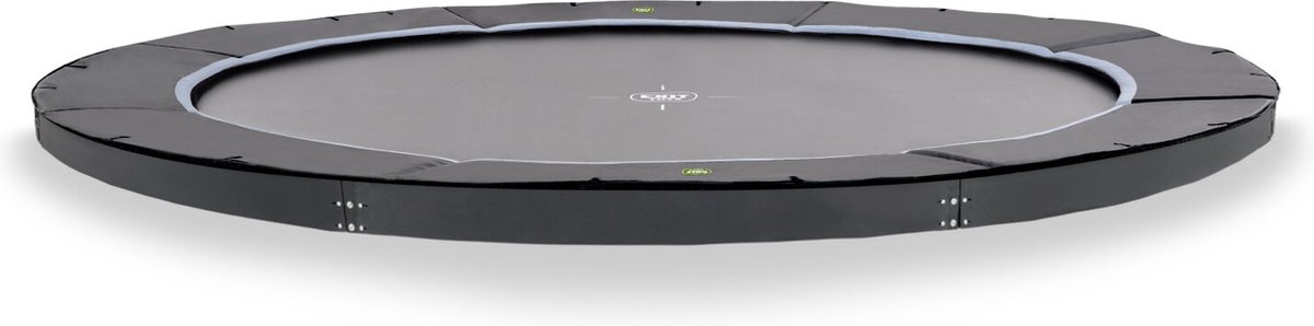 EXIT Trampoline Dynamic - Groundlevel - 427 cm - Zwart