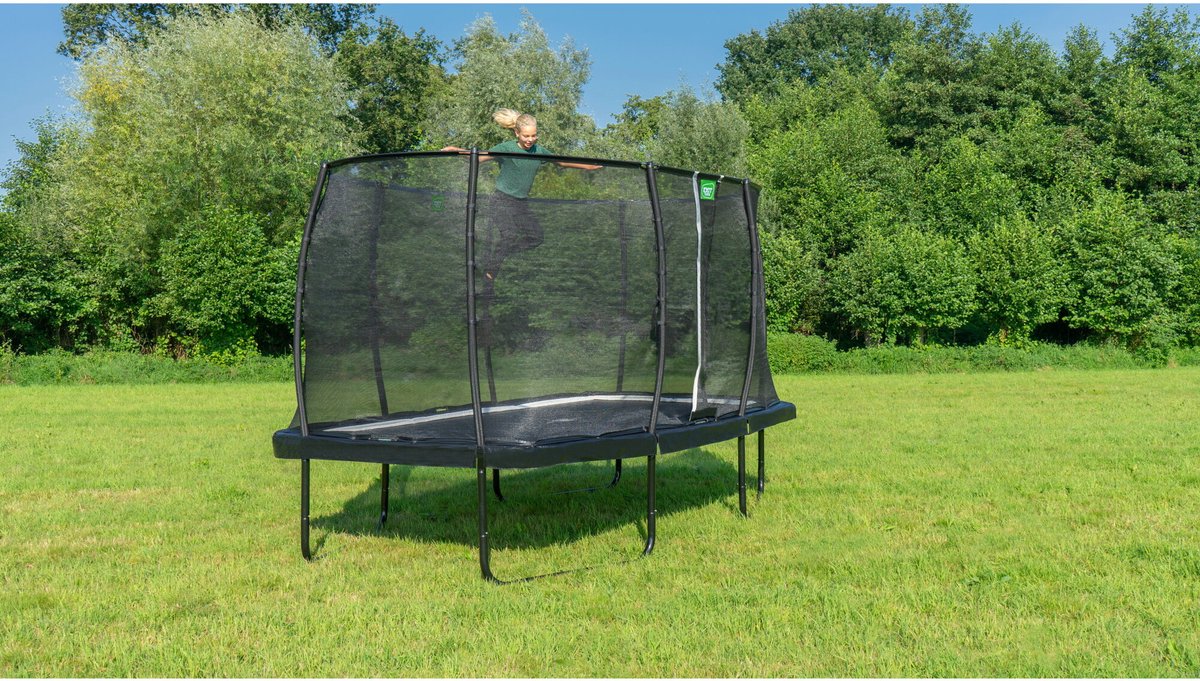 EXIT Allure Classic trampoline 214x366cm - groen