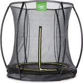 Bol.com EXIT Silhouette inground trampoline ø183cm met veiligheidsnet - zwart aanbieding