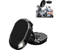 Magnetisch Auto Telefoonhouder - Magnetic Car Phone Holder - Opvouwbare Multi-Hoek Rotatie - 360 Graden Draaibaar Magnetisch Telefoonhouder - Voor Mobiele Telefoons / Smartphones In De Auto - Universele Magneet Ontluchter - Zwart