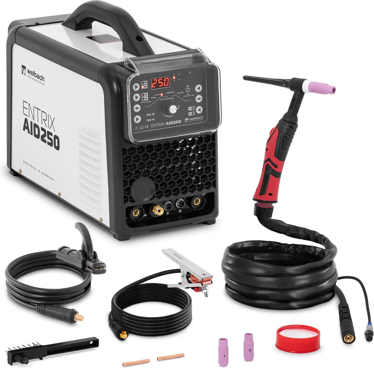 TIG-lasapparaat - AC DC - 250 A - 60% inschakelduur - 2T/4T - MMA - welbach