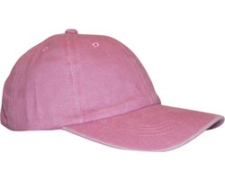 Jeans cap - Unisex Baseball Cap - Denim 100% katoen - verstelbare riemsluiting - shell pink