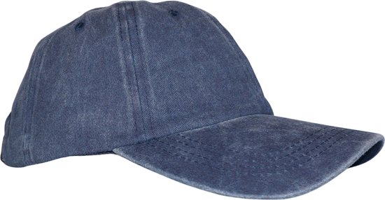 Foto: Jeans cap unisex baseball cap denim 100 katoen verstelbare riemsluiting navy