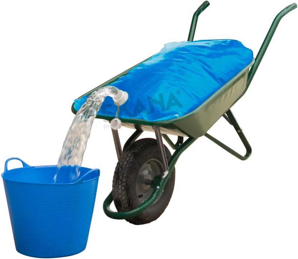 Waterzak van 80 liter met antislipvlak voor gebruik met een kruiwagen Turfmaster