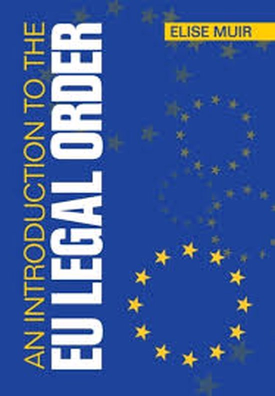 An Introduction to the EU Legal Order - cover