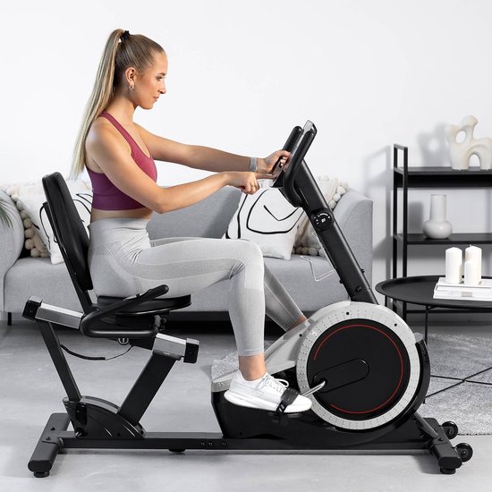 HOP SPORT® HS-120L Liegeergometer für Zuhause mit 32 verstellbaren Widerstandsstufen | Leise HOP SPORT® HS-120L Liegeergometer für Zuhause mit 32 verstellbaren Widerstandsstufen | Leise