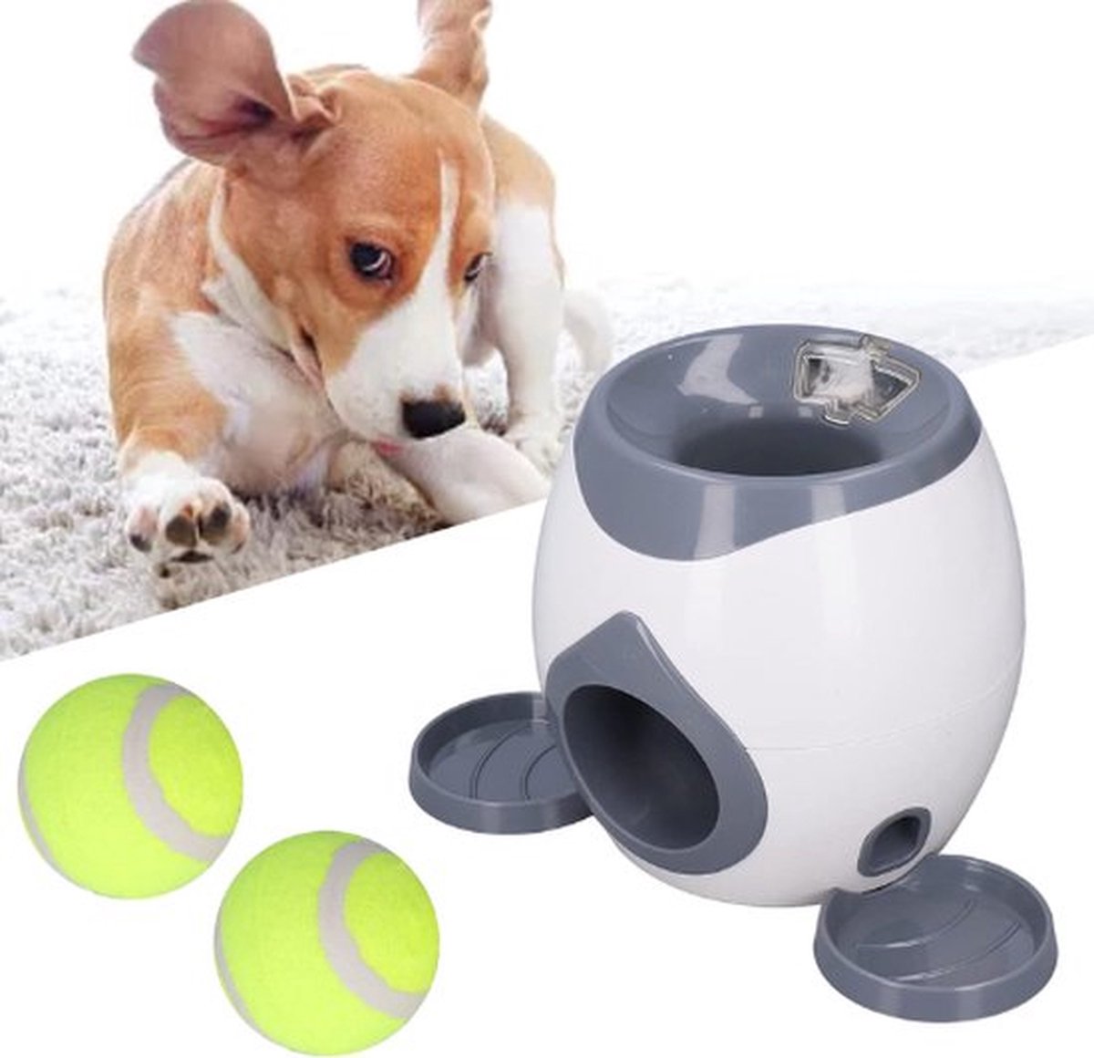 Automatische Ballenwerper Hond – Ballenschieter – Ballengooier – Honden Speelgoed – Plezier & Oefening – Multifunctioneel – Leerzaam