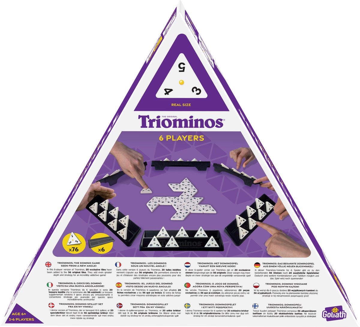 Goliath Triominos 6 Spelers - Familiespel — afbeelding 8