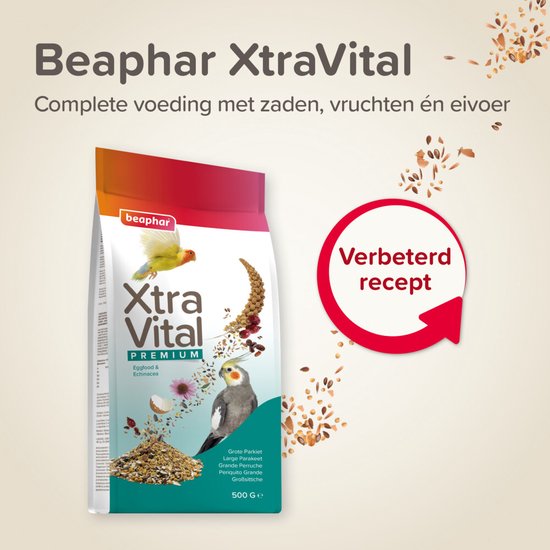 Beaphar Xtravital Grote Parkie - Vogelvoer - 500 g