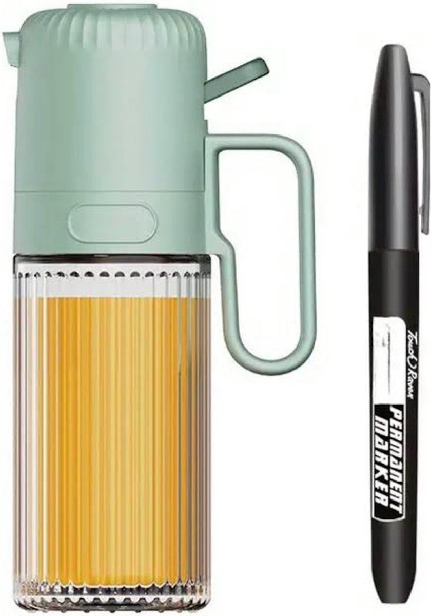 FR Service Olijfolie sprayer olie spray glazen oliefles Groen Olie en azijnstel Olie Diffuser Oliesprayer Olijfolie Verstuiver Azijnspray Bakspray glas oil spray Olijfolie Fles 250 ml oliefles glas -bbq spray azijn fles