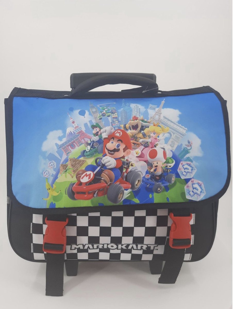 Super Mario boekentas met wieltjes 38 cm bol