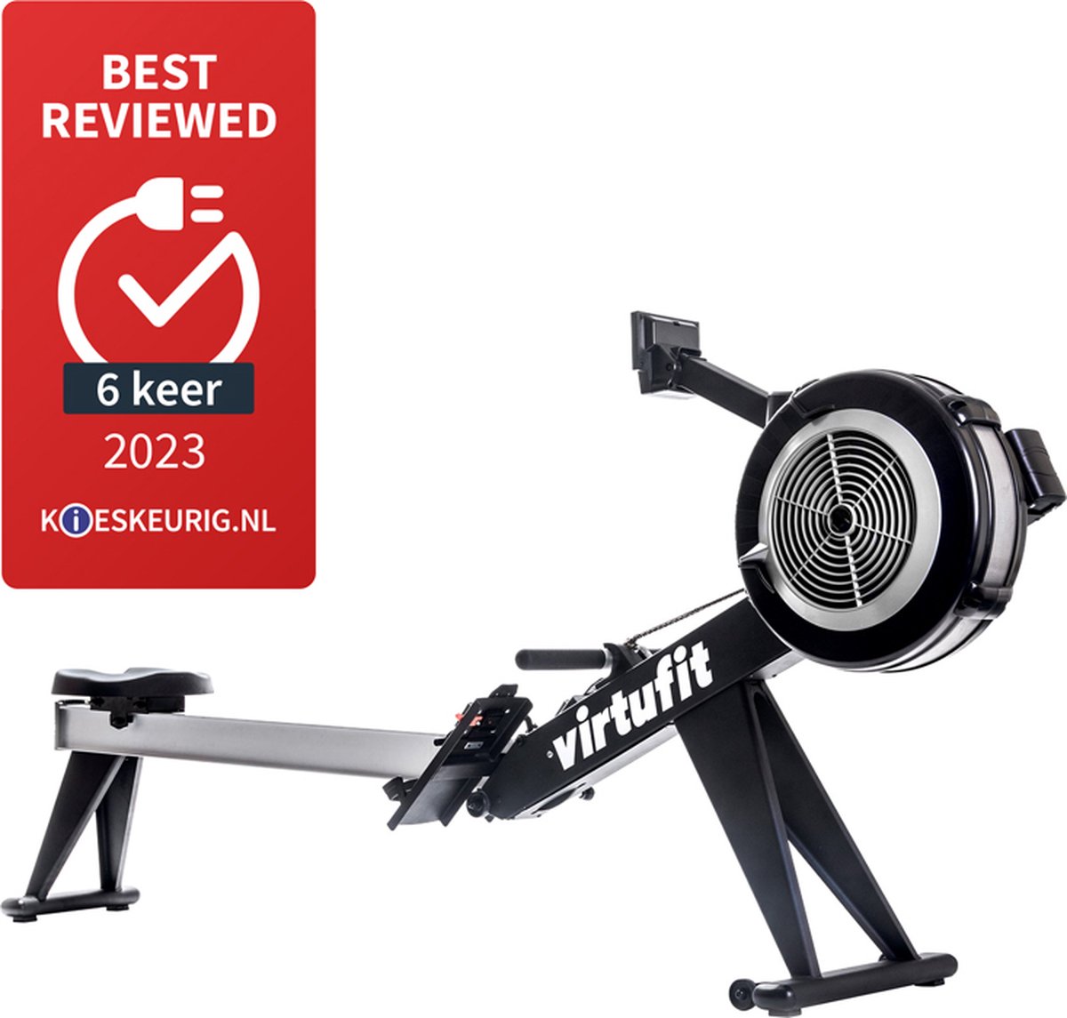 Afbeelding 2 van VirtuFit Roeitrainer - Ultimate Pro 2 Ergometer - Roeimachine - Roeiapparaat - Hartslagfunctie - Inklapbaar - Roeitrainers