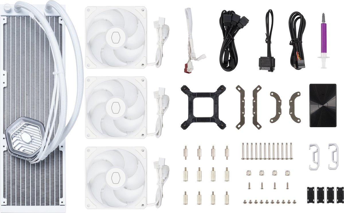 Cooler Master MasterLiquid 360 Atmos AIO waterkoeler - Wit | bol