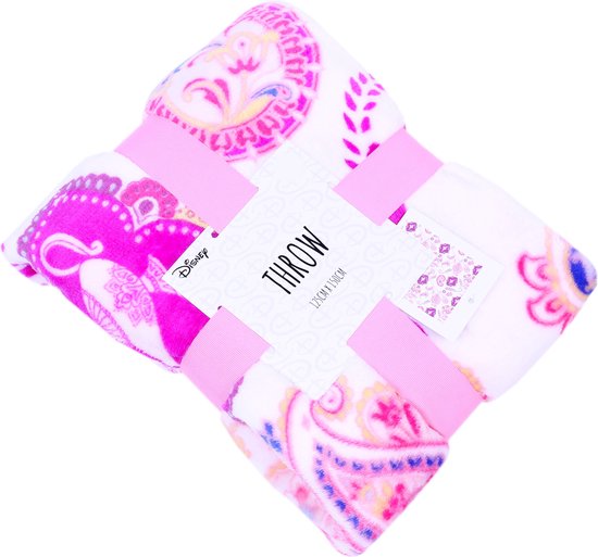 Wit-roze deken lamp Aladdin DISNEY