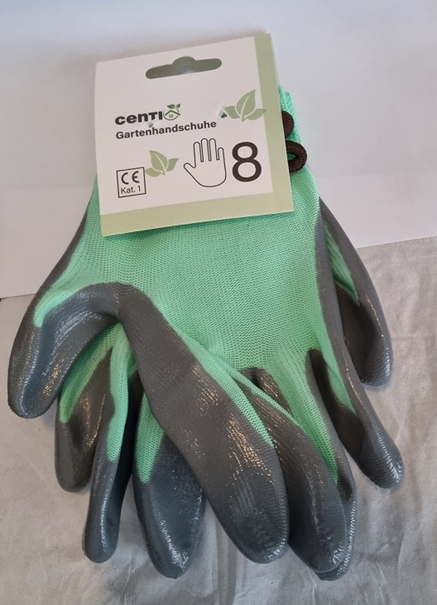 Centi Tuinhandschoenen standaardklasse CAT-1 met maximale bescherming voor Dames Groen