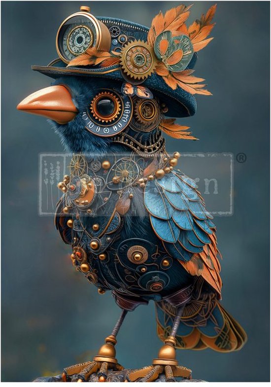 Refonte - Découpage Fibre A1 - Azure Aviator - 84,1 x 59,4 cm