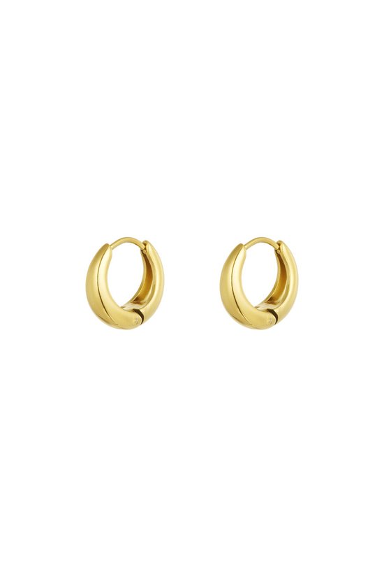 Boucles d'oreilles Bijoutheek Petite Basis Créole Or