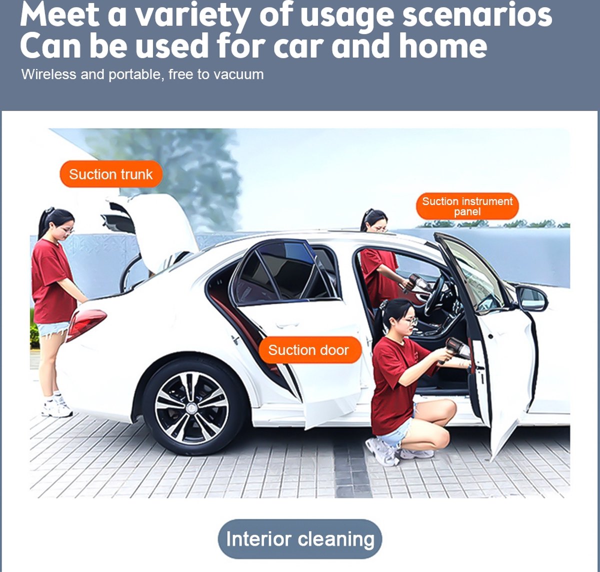 SUITU ST-6629 Draadloze Kruimeldief met 5500Pa Zuigkracht - afbeelding 3