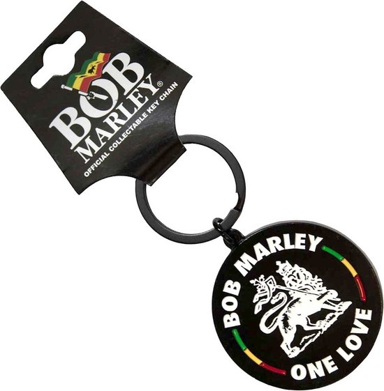 Bob Marley - Lion Sleutelhanger - Zwart