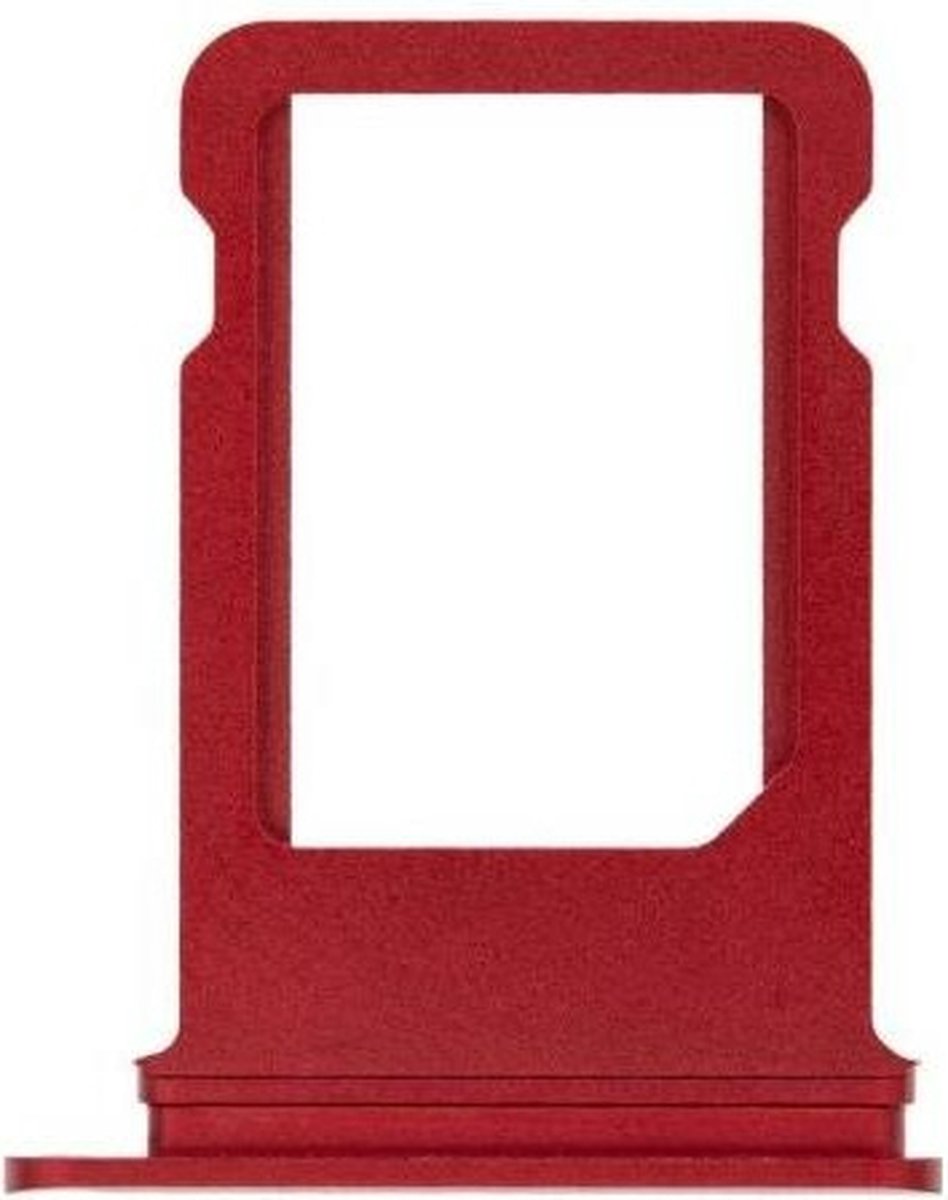 SIM Card Holder Tray for Apple iPhone 8 - Red