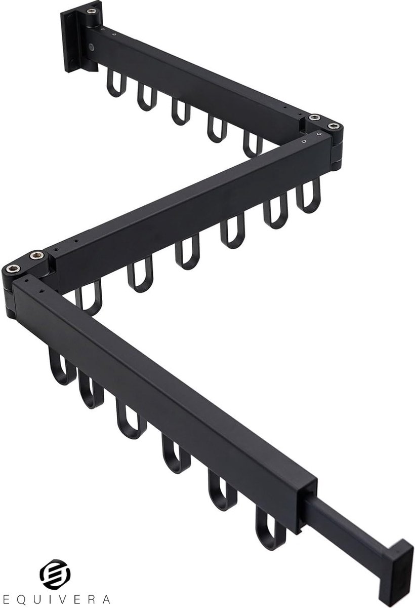 Goedkoopste Equivera Wanddroogrek - Wasrek - Droogrek - Wanddroogrek Inklapbaar - Wand Droogrek