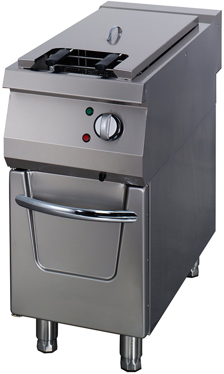 Maxima Premium Friteuse 1 x 22 L Enkel 90 cm Diep met Tapkraan Elektrisch
