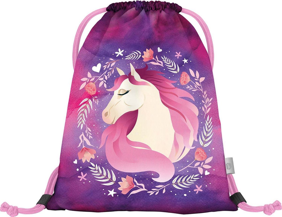 Baagl Gymtas Paard Roze