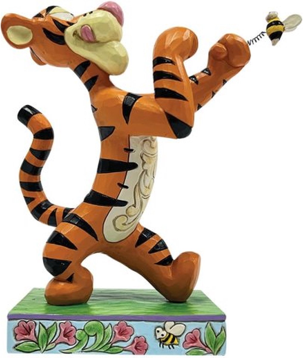 Disney Showcase Tigger Fighting a Bee Figurine