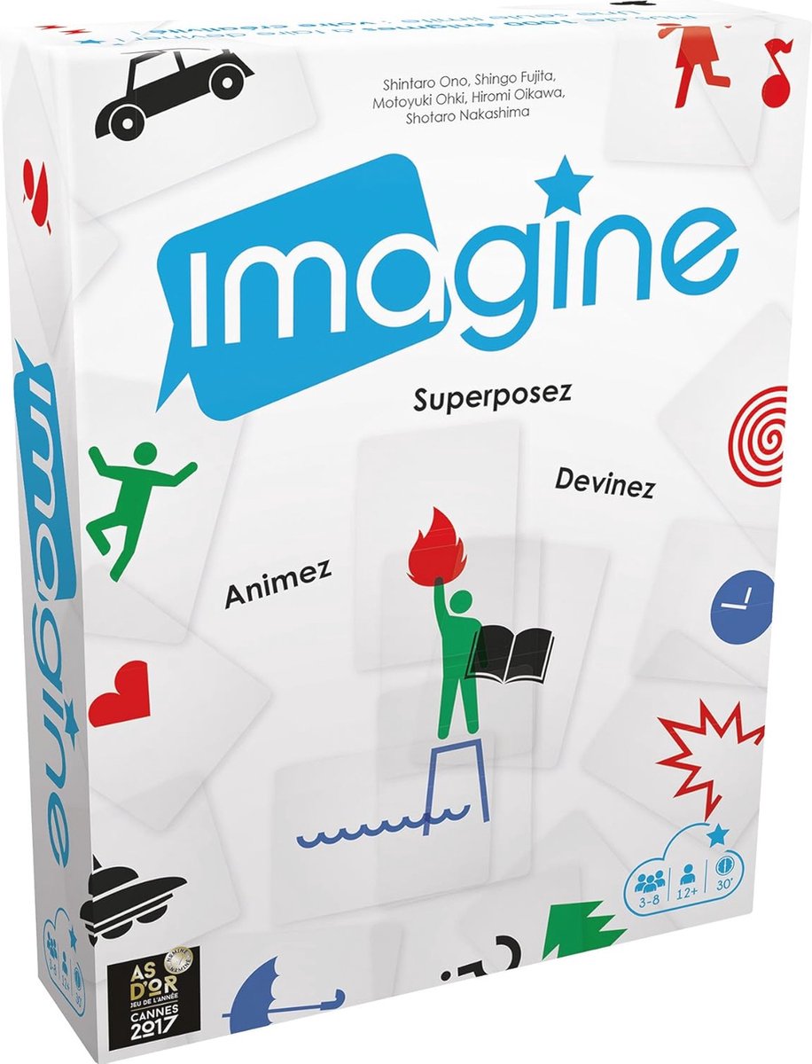 Sfeerspel voor volwassenen en kinderen – Creatief gezelschapsspel voor 3 tot 8 spelers – Ideaal voor vrienden – Spelduur 30 minuten