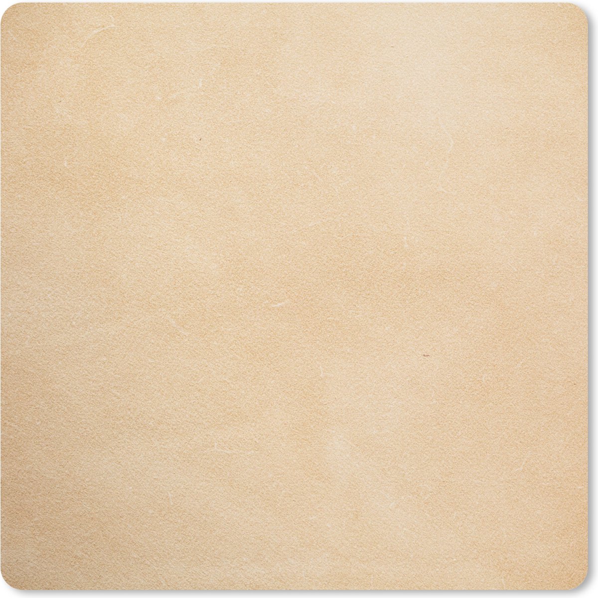 Muismat 30x30 cm - Mousepad Leer - Structuur - Lederlook - Beige - Muismatten