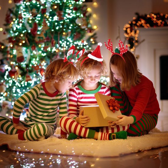 Diadème de Noël Renne Sapin de Noël Diadème Diadème de Noël Bandeau de Noël pour Enfants Pour Femmes et Adultes - Paquet de 6