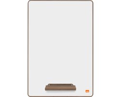 Nobo A4 Mini Whiteboard - met Standaard en Pennengoot - Pak van 4 stuks