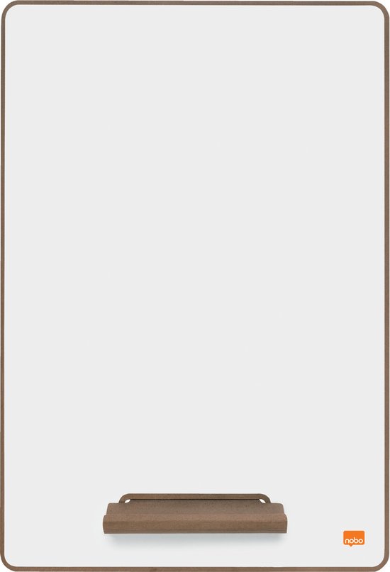 Nobo A4 Mini Whiteboard - met Standaard en Pennengoot - Pak van 4 stuks