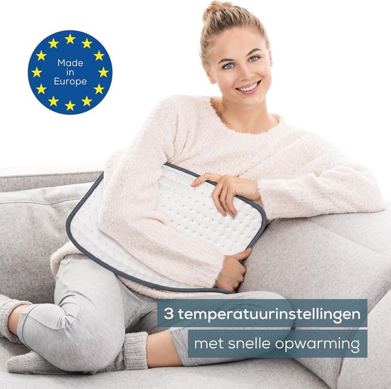 Beurer Helsinki verwarmingsdeken, knusse verwarmingsdeken van luxueus boventmateriaal met 6 temperatuurstanden, met automatische uitschakeling en veiligheidssysteem, machinewasbaar op 30 °C