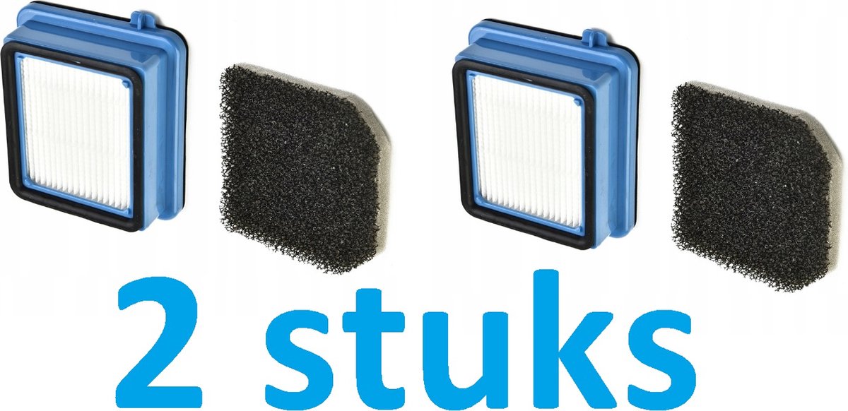 2 x Set filters vervanging voor Electrolux WELL Q6 / Q7 / Q8 ESKW1 stofzuigers. ELEKTROLUX: WELL Q6, WELL Q7, WELL Q8 - 2 x motorfilter 2 x HEPA-filter