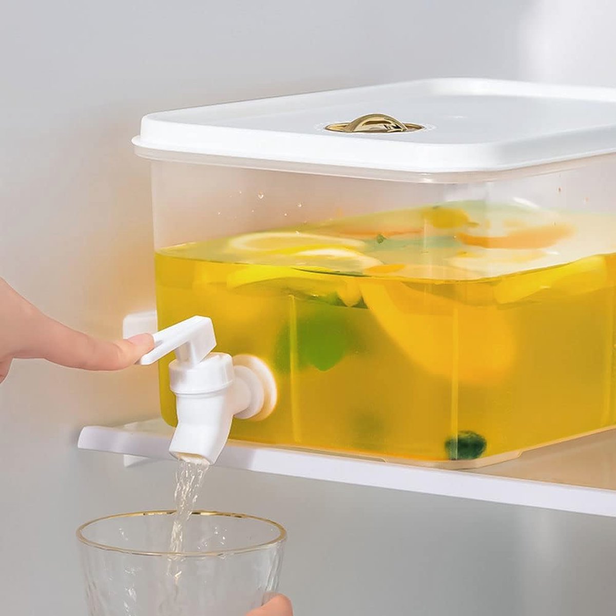 5L Waterdispenser met Infuser voor Fruit en IJs - Perfect voor Feestjes en Dagelijks Gebruik