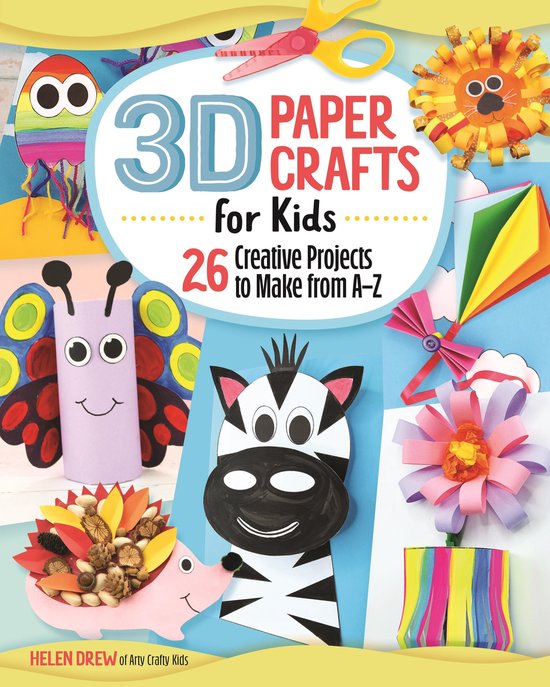 3D Paper Crafts for Kids - cover