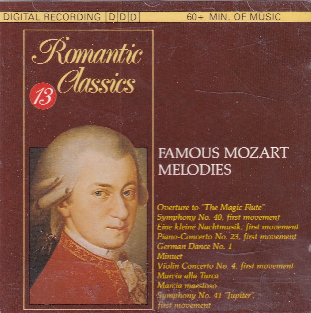 Romantic classics 13, Famous Mozart Melodies - Wolfgang Amadeus Mozart - Diverse artiesten