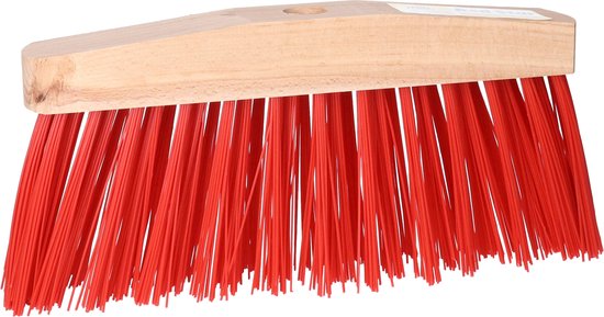 Buemag Bezemkop - Elaston - rood - hout - hard - 30 cm - 24mm - straatbezem/buitenbezem van Buemag — afbeelding 2